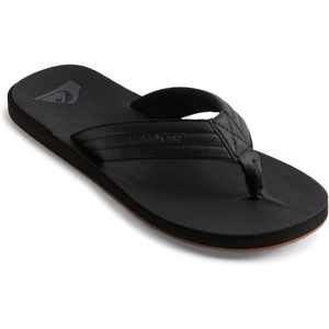 2025 Quiksilver Hombres Sandalias Carver Nobuck AQYL100623 - Solid Black